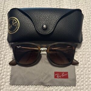 Ray-Ban Brown Sunglasses with Black Case
